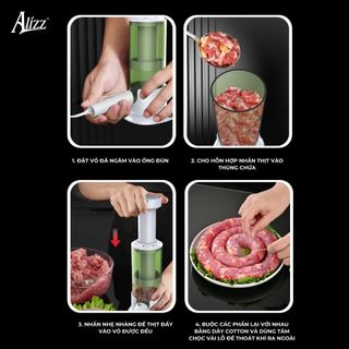 Máy Nhồi Làm Xúc Xích Lạp Xưởng Đa Năng ALIZZ AL-13964