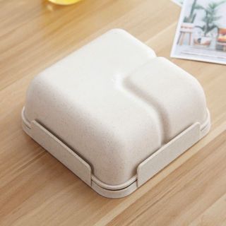HỘP CƠM LÚA MẠCH 2 NGĂN CÓ MUỖNG ĐŨA