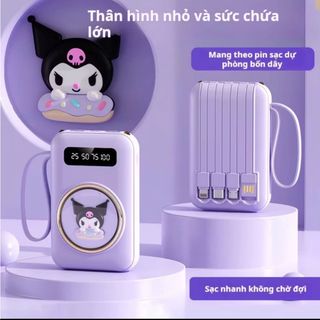 Sạc dự phòng di động, dung lượng lớn 20000mah,