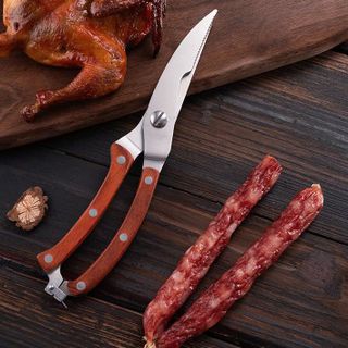 Kéo Cắt Gà Có Móc Khóa Tay Cầm PP 25.3x4.2CM