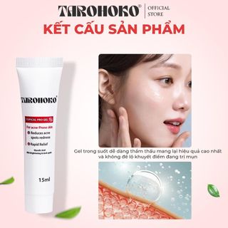 Gel Chấm Mụn Topical Pro Gel 15ml Tarohoko Hỗ Trợ Chăm Sóc Da Mụn, Da Dầu - Tarohoko
