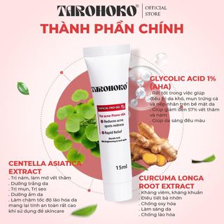 Gel Chấm Mụn Topical Pro Gel 15ml Tarohoko Hỗ Trợ Chăm Sóc Da Mụn, Da Dầu - Tarohoko