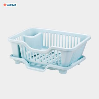 RỔ ÚP CHÉN DĨA CÓ KHAY ĐỰNG NƯỚC VIỆT NHẬT
