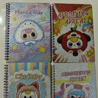 SỔ LÒ XO A5 BABY THREE BÌA NHŨ
