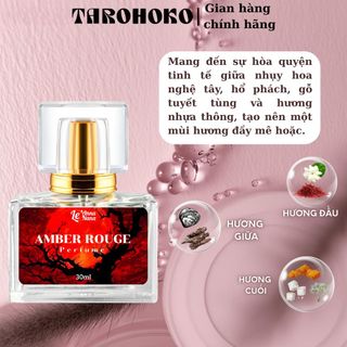 Nước hoa Unisex Amber Rouge 30ml - Hương thơm sang trọng - Lưu Hương Dài Lâu