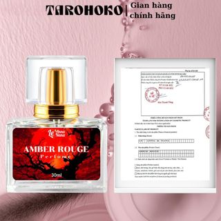 Nước hoa Unisex Amber Rouge 30ml - Hương thơm sang trọng - Lưu Hương Dài Lâu