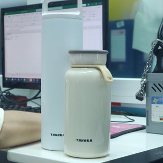Bình giữ nhiệt 400ml Tanaka Ghi - SM-04