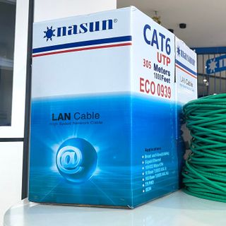 Dây mạng UTP Cat6 Nasun ECO 0939
