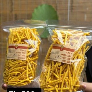 Snack Khoai Tây Phô Mai Ống Bơ (Thùng 100 Gói x 500gram)