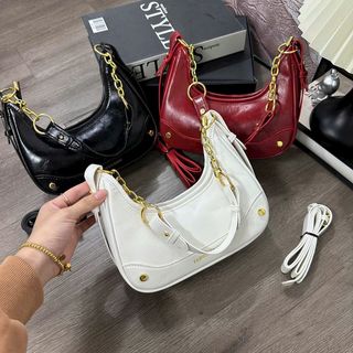 TÚI XÁCH NỮ PHỐI XÍCH HÀN QUỐC – ĐẸP SANG TRỌNG, PHỐI ĐỒ CHUẨN TREND WH796 - WINNIE HOUSE