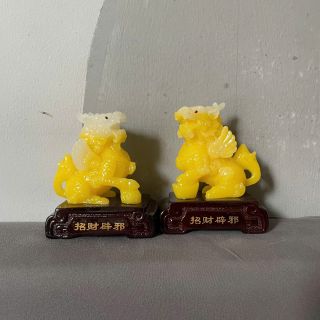 cặp kỳ lân phong thủy tài lộc  để bàn tài địa Trang Trí Nhà Phòng Khách Decor Phòng tỳ  hưu tỳ  hưu