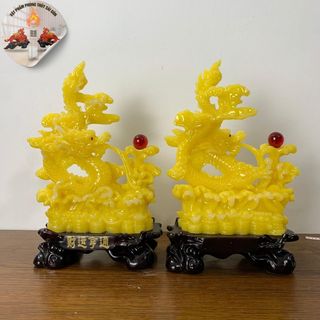 cặp rồng cao30*20cm tranh trâu phong thủy size cao 30cm tài lộc Decor Phòng Trang Trí Nhà Phòng Khách trang trí TẾT