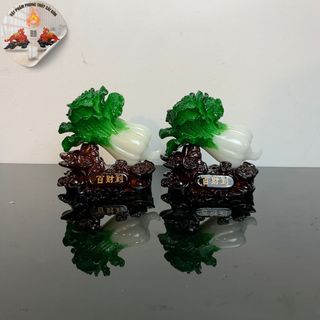 tượng bắp cải phong thủy 10cm