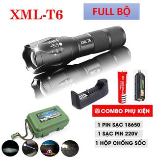 ĐÈN PIN POLICE T6 CÓ SẠC FULL BOX