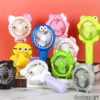 QUẠT SẠC MINI CẦM TAY HÌNH THÚ GẤP GỌN