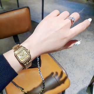 ĐỒNG HỒ NỮ THỜI TRANG KATIE MẶT VUÔNG HỘT MINI