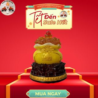 bát tụ bảo tài lộc cao 14cm đựng gạo muối phong thủy Decor Decor Phòng Trang Trí Nhà Trang Trí Phòng Khách guong  bat quai