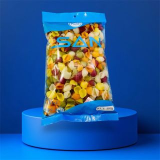 Nui rau củ hình con sò Kim San Food gói 400 gram
