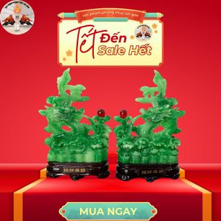 cặp rồng tranh trâu phong thủy size cao 22cm tài lộc Decor Phòng Trang Trí Nhà Phòng Khách