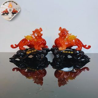 Cặp Tỳ Hưu Cao 15*18 Phong Thủy Để Bàn Thờ Trang Trí Nhà Cửa Decor Decor Phòng Phòng Khách guong  bat quai tỳ  hưu tỳ  hưu tỳ  hưu