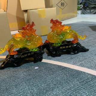 Cặp Tỳ Hưu Cao 15*18 Phong Thủy Để Bàn Thờ Trang Trí Nhà Cửa Decor Decor Phòng Phòng Khách guong  bat quai tỳ  hưu tỳ  hưu tỳ  hưu