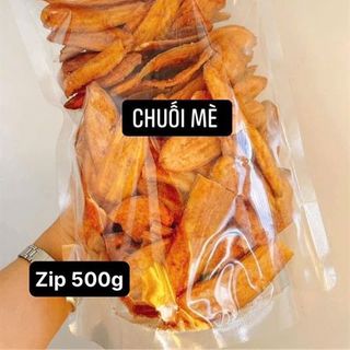 Chuối Mè (Thùng 100 Gói x 500gram)