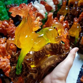 ngựa như ý phong thủy chiêu tài lộc may mắn Decor Decor Phòng Trang Trí Nhà Phòng Khách Trang Trí
