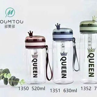 1351 - Bình nước nhựa 630ML,(Toumtou) (60C/Thùng)