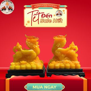 cặp tỳ hưu cao 17*14cm để bàn thờ tài địa phong thủy tài lộc Decor Phòng Trang Trí Nhà Phòng Khách tỳ  hưu tỳ  hưu