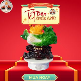 bắp cải cóc tài lộc phong thủy size 23cm Decor Phòng Trang Trí Nhà Phòng Khách Decor