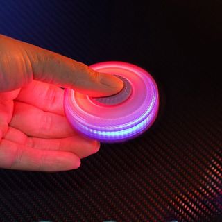 BẬT LỬA KHÈ CON QUAY TRÒN CÓ ĐÈN NHẤP NHÁY - XÀI GAS