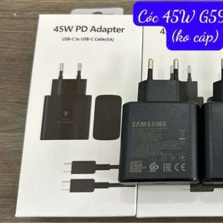 Cóc sạc nhanh 45W EU (chân tròn) S59-45 FULLBOX Samsung PD Adapter (KHÔNG KÈM CÁP) 1 cổng type-c