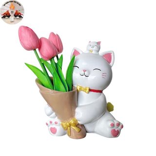 Mèo thần tài trang trí nhà- decor phòng làm quà tặng