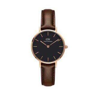 XẢ KHO ĐỒNG HỒ NỮ CAO CẤP DANIEL W PETITE MẶT ĐEN SIZE 28 CÁC MÀU