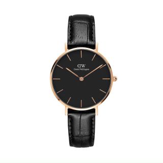 XẢ KHO ĐỒNG HỒ NỮ CAO CẤP DANIEL W PETITE MẶT ĐEN SIZE 28 CÁC MÀU