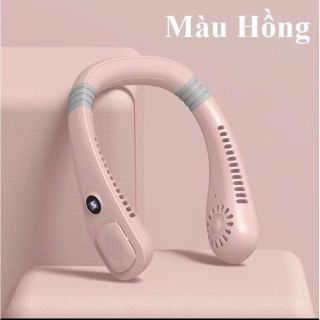 QUẠT ĐEO CỔ  -CÓ 5 NẤC QUẠT TUỲ CHỈNH. MÀN HÌNH LED.CÓ SẠC CẮM TYPEC BÊN TRONG.