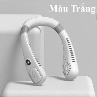 QUẠT ĐEO CỔ  -CÓ 5 NẤC QUẠT TUỲ CHỈNH. MÀN HÌNH LED.CÓ SẠC CẮM TYPEC BÊN TRONG.