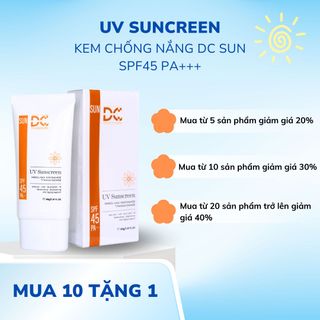 Kem chống nắng DC SUN SPF45 PA+++ UV Suncreen 40g