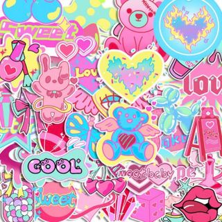 GÓI 50 STICKER HOẠT HÌNH, không chọn ạ