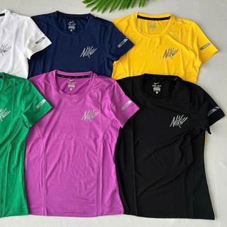 Áo thun nữ Nik vải lỗ kim (mè) mới Phom chất chuẩn đẹp Size m.l.xl.xxl(ri8c) Tỷ lệ 12221 Tách nửa ri được
