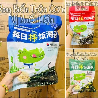 RONG BIỂN TRỘN CƠM CÁ SẤU 128G (Thùng 16 gói)