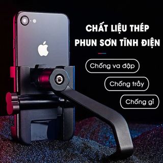 GIÁ ĐỠ ĐIỆN THOẠI C2 GẮN CHÂN GƯƠNG XE MÁY