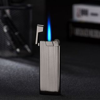 BẬT LỬA KHÈ GAS ĐÁ RẢNH TAY VÂN XƯỚC SIÊU MỎNG FULLBOX - XÀI GAS