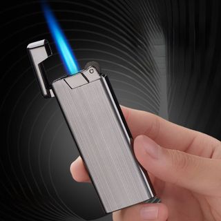 BẬT LỬA KHÈ GAS ĐÁ RẢNH TAY VÂN XƯỚC SIÊU MỎNG FULLBOX - XÀI GAS