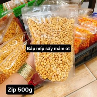 Bắp Nếp Sấy Mắm Ớt (Thùng 100 Gói x 500gram)