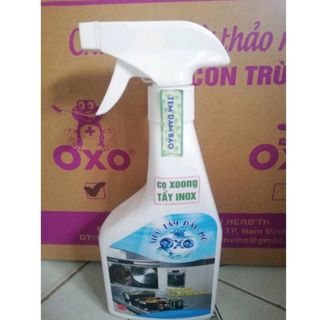 Xịt OXO siêu tẩy dầu mỡ lâu ngày bám bề mặt inox, xoong nồi, máy hút mùi...