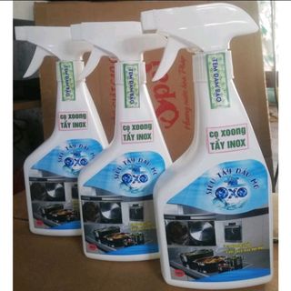 Xịt OXO siêu tẩy dầu mỡ lâu ngày bám bề mặt inox, xoong nồi, máy hút mùi...