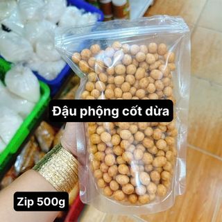Đậu Phộng Cốt Dừa (Thùng 100 gói x 500gram)