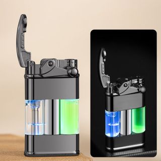 BẬT LỬA KHÈ GAS LỘ THIÊN BÚNG TAY ĐÁNH LỬA CÓ ĐÈN LED FULLBOX - XÀI GAS