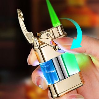 BẬT LỬA KHÈ GAS LỘ THIÊN BÚNG TAY ĐÁNH LỬA CÓ ĐÈN LED FULLBOX - XÀI GAS
